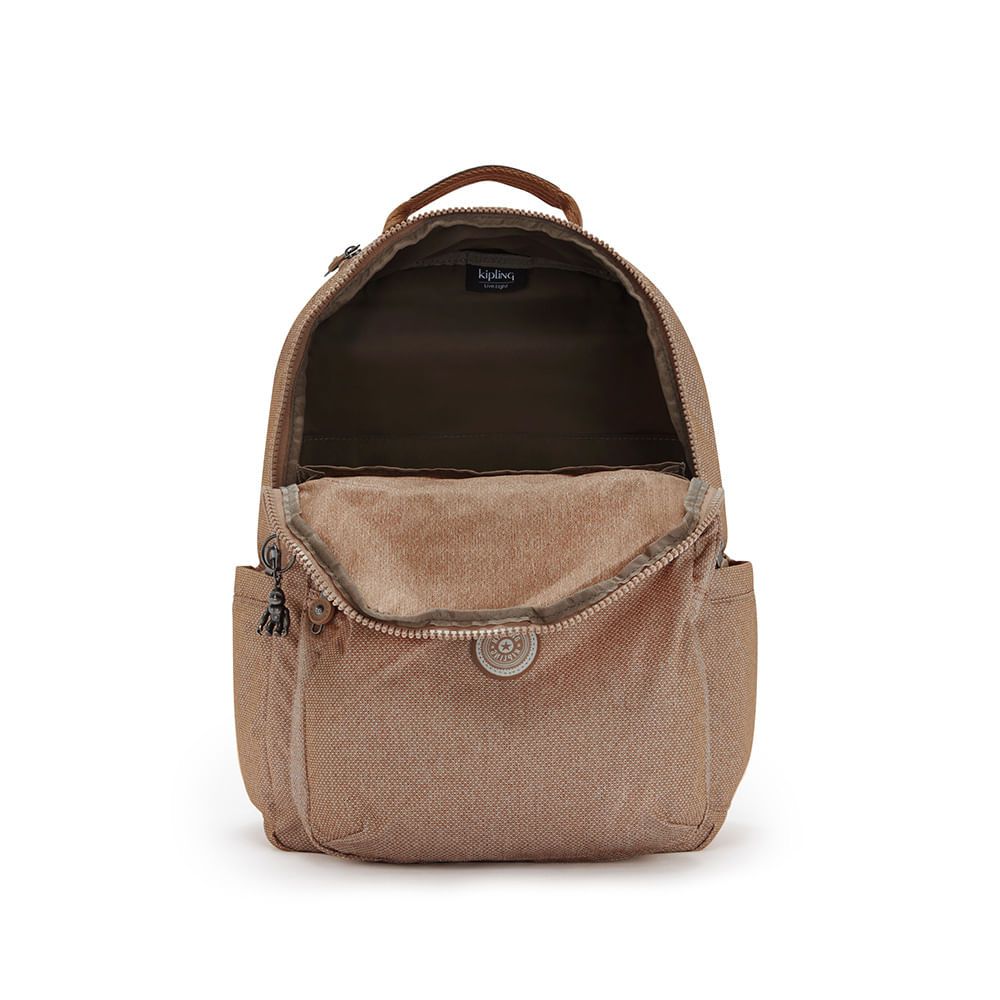 Mochila Kipling Seoul Bege Radical Place Loja Virtual de Produtos Esportivos