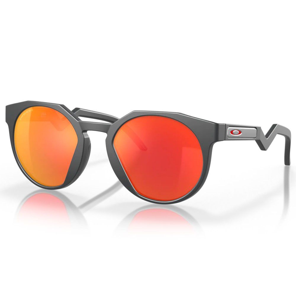 Óculos de Sol Oakley HSTN Matte Carbon Prizm Ruby - Radical Óculos de Sol Oakley HSTN Matte Carbon Prizm Ruby - Radical
