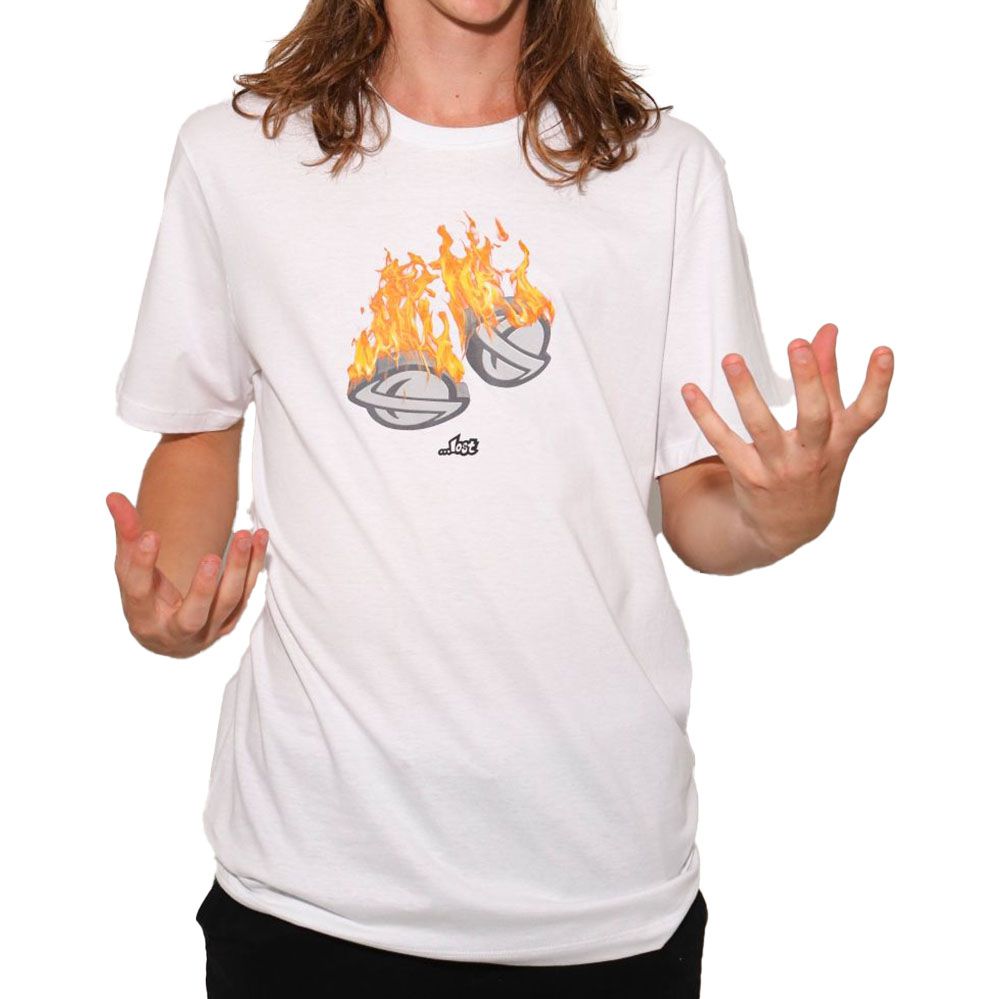 Camiseta Lost Frame Oversize Masculina Branco - Radical Place - Loja  Virtual de Produtos Esportivos