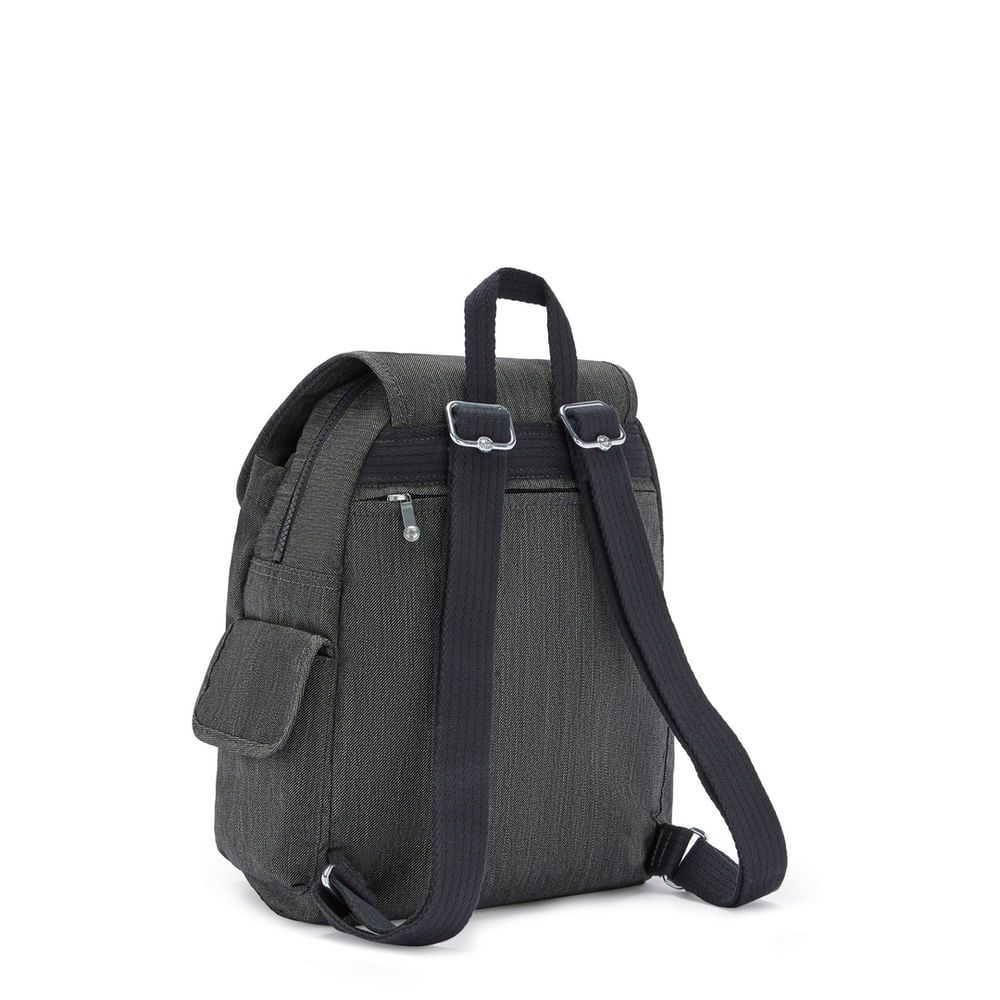 Mochila Kipling City Pack S Black Peppery Cinza - Radical Place