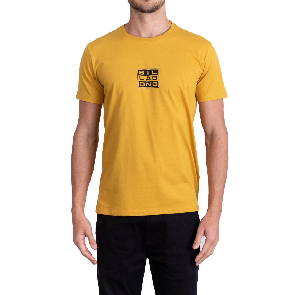 Camiseta Billabong Bong Masculina Mostarda - Radical Place - Loja Virtual  de Produtos Esportivos