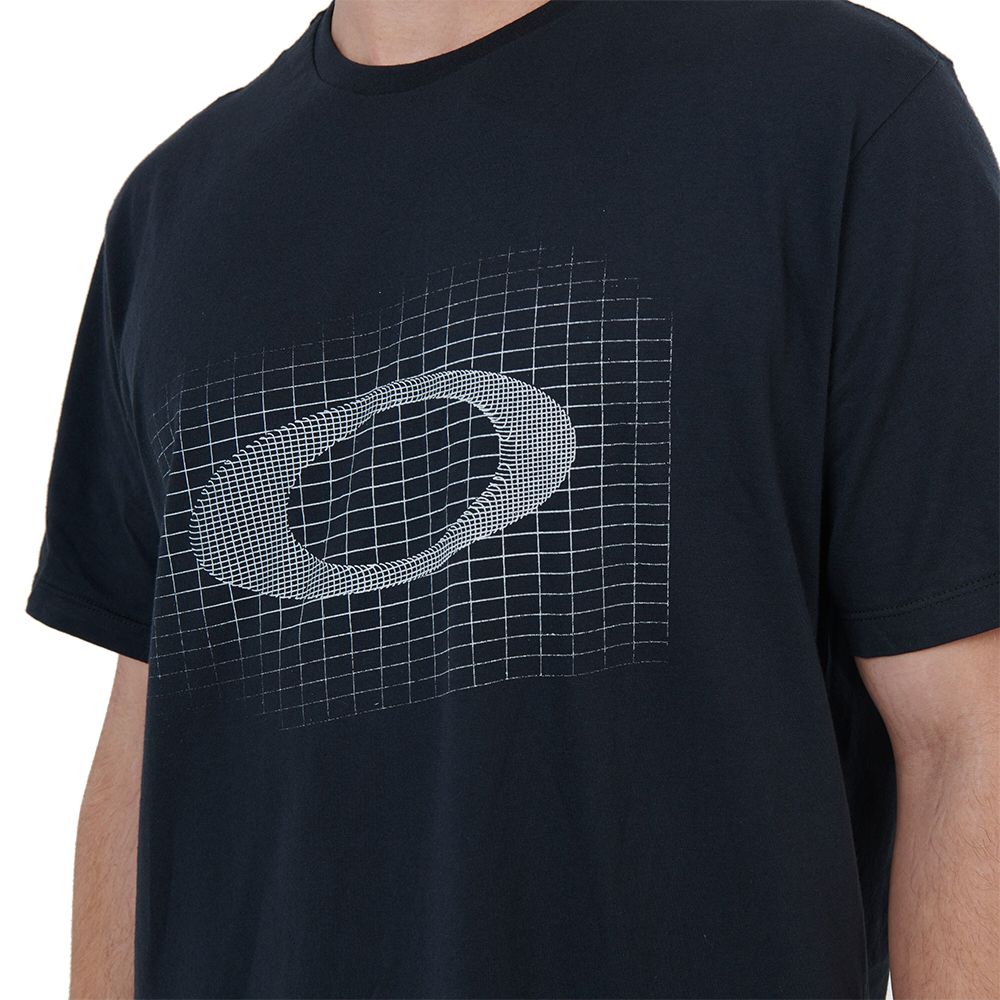 Camiseta Oakley Hexagonal Tee Estampada Masculina - Branco