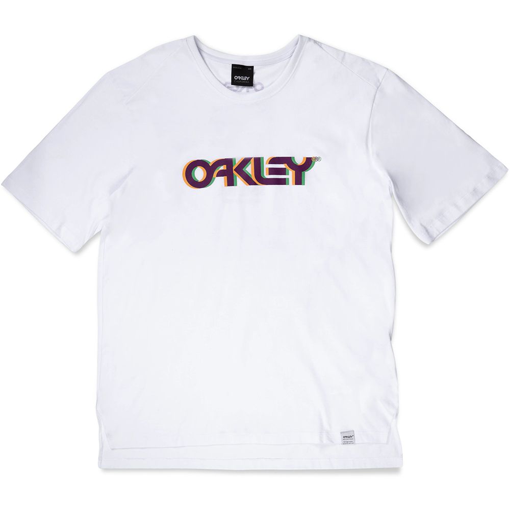 Camiseta Masculina Oakley Arcade Branca - overboard