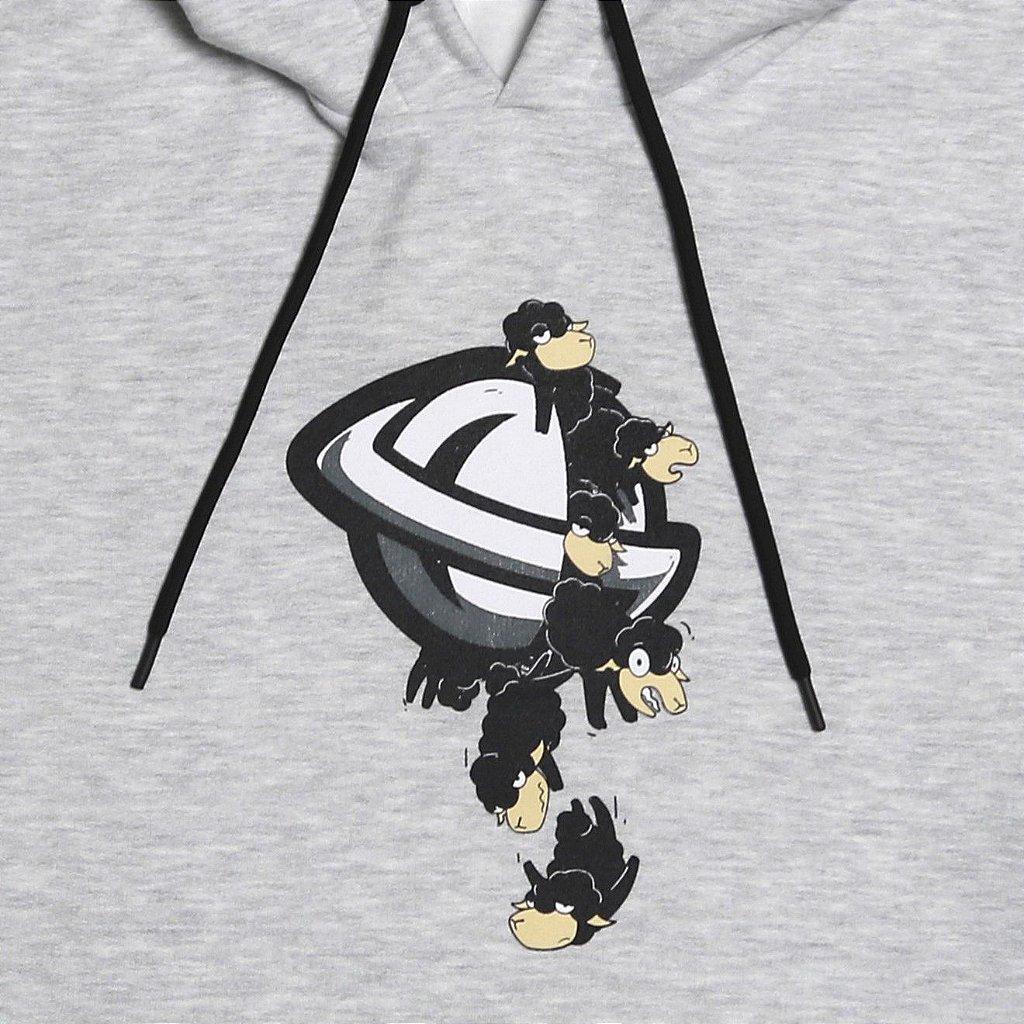 Moletom Lost Canguru Saturn Sheep Masculina Cinza Mescla - Radical