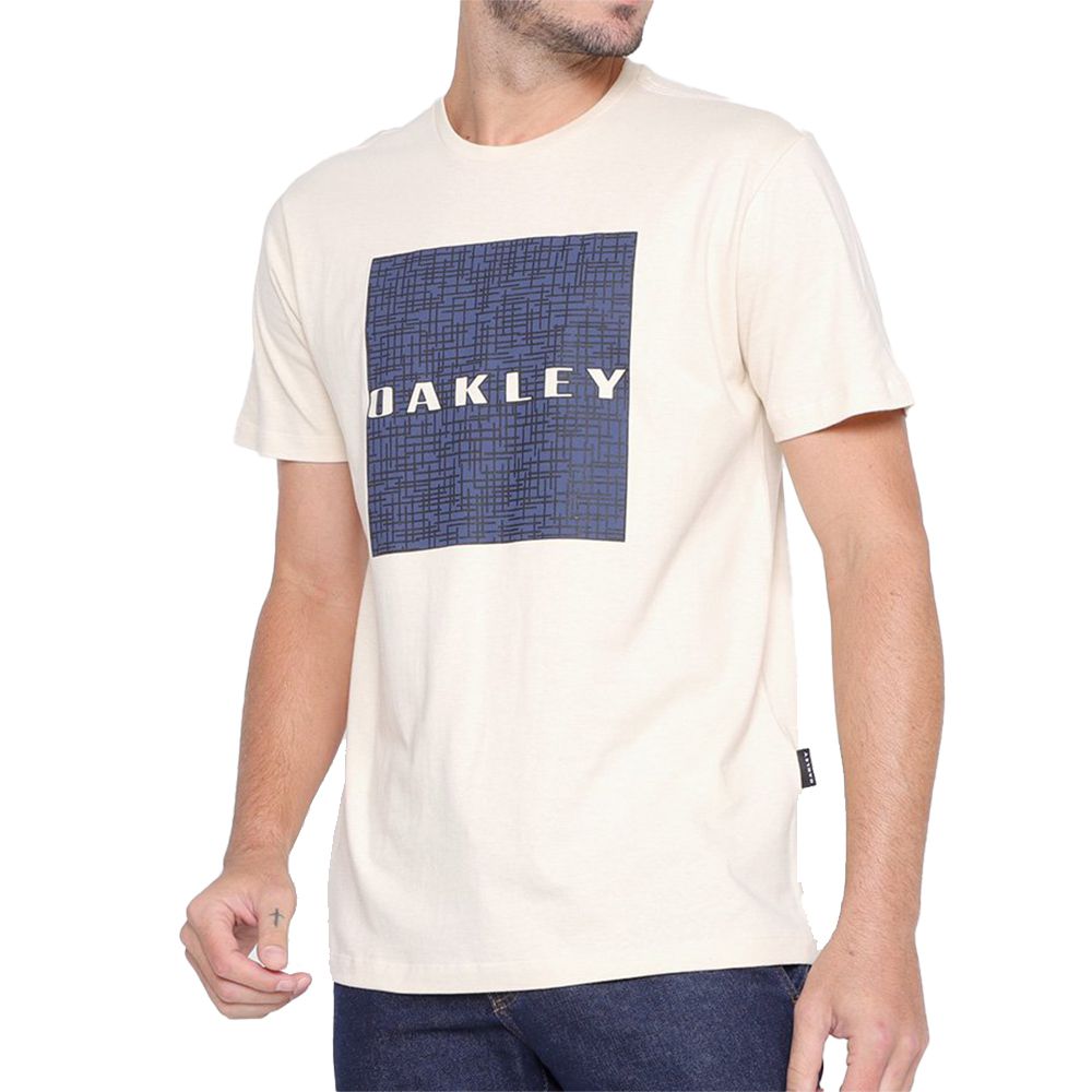 Camiseta Oakley Silk Logo Graphic Tee White - Masculina