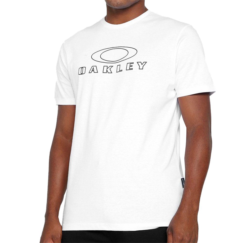 Camiseta Oakley Tee Branca Logo Preto