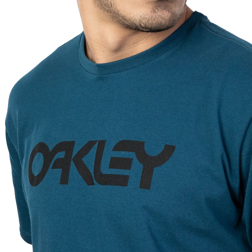 Camiseta Oakley Mark II SS Azul - FutFanatics