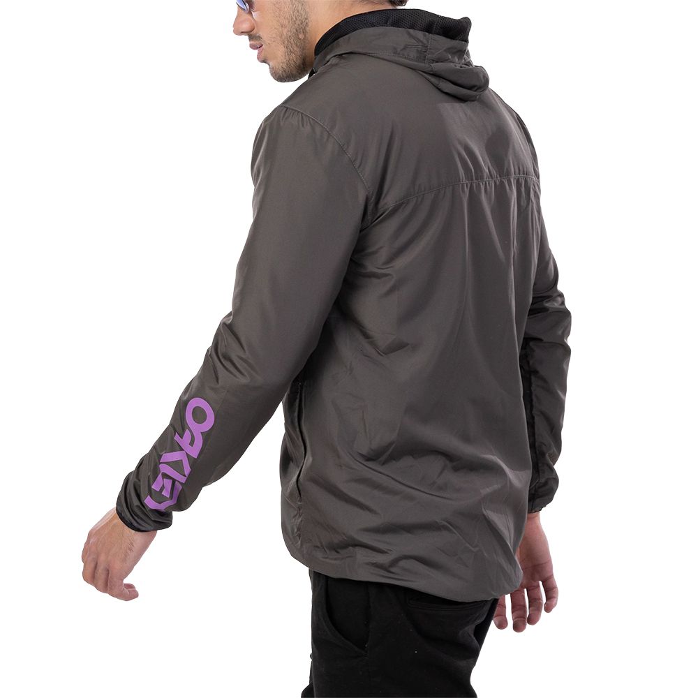 Jaqueta Oakley Windbreaker Mark II Masculina Cinza Escuro