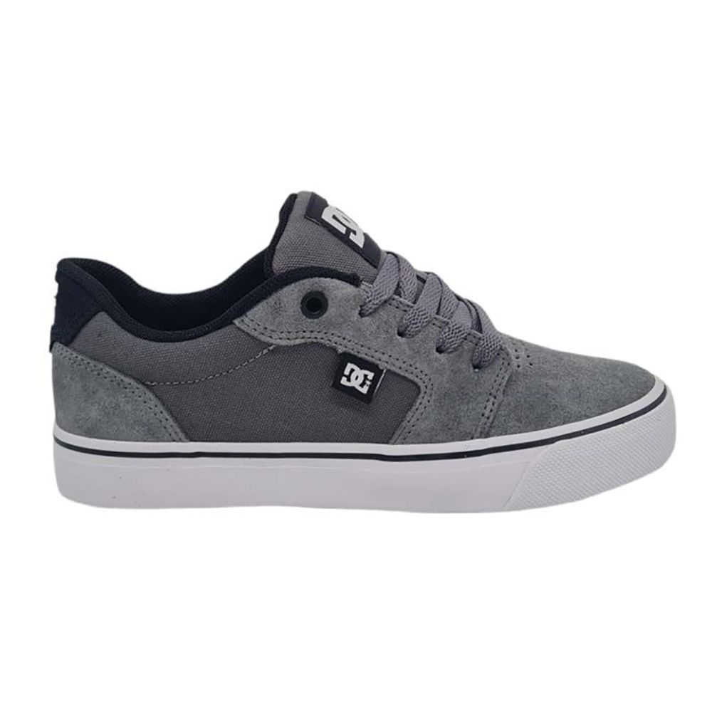 Tênis DC Shoes Anvil La Masculino Cinza EscuroBranco - Radical