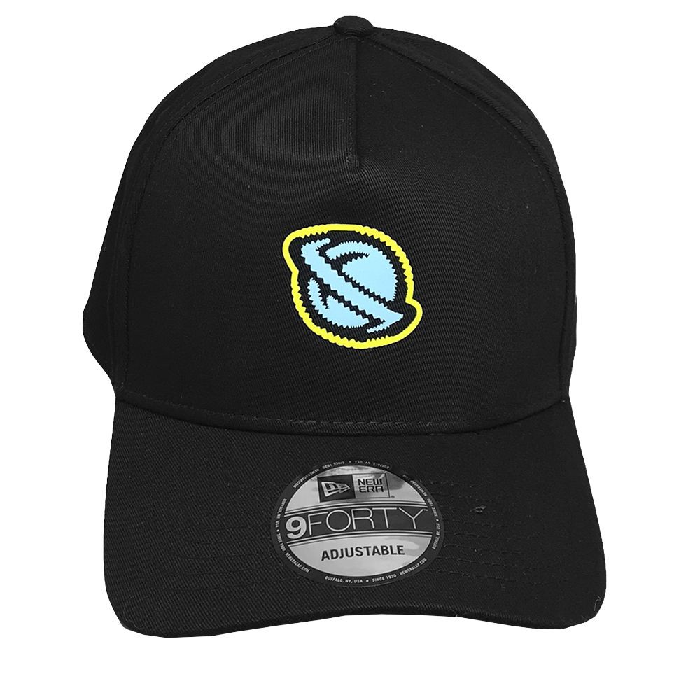 Boné Lost Aba Curva New Era Pixel Saturno Preto - Radical