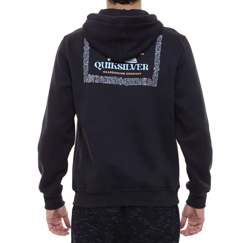 Moletom Quiksilver Canguru These Days Masculino Preto