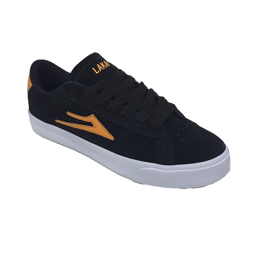 Tênis Lakai New Port Masculino Black Orange PretoLaranja - Radical