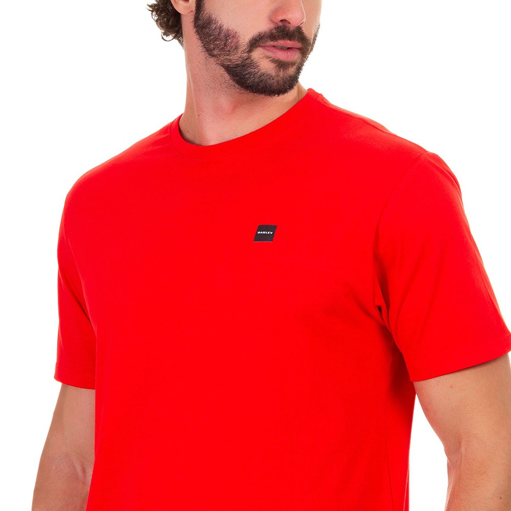 Camiseta Oakley Block Graphic Masculina Vermelho - Radical Place
