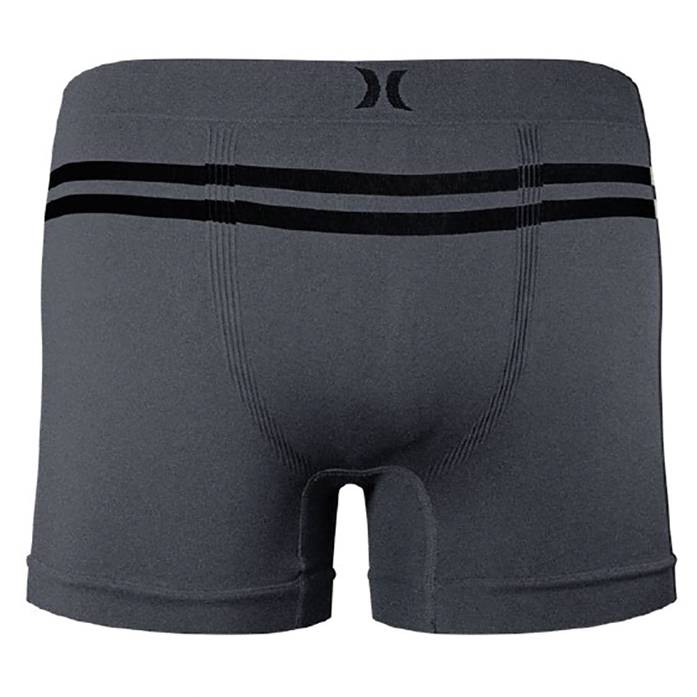 Cueca Hurley Boxer Seamless Cinza EscuroPreto - Radical Place