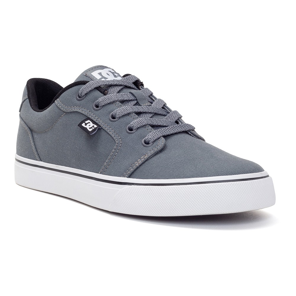 Tênis DC Shoes Anvil TX LA Masculino WhiteGreyBlack - Radical