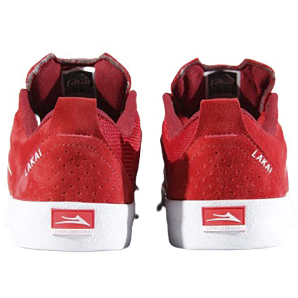 Tênis Lakai Bristol Masculino Red White Suede - Radical Place