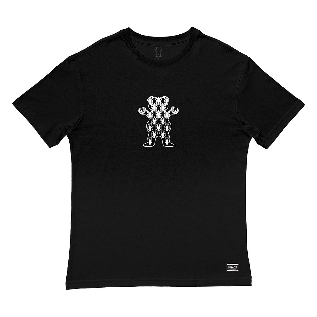 Camiseta Grizzly Optical Illusion Masculina Preto - Radical Place - Loja  Virtual de Produtos Esportivos