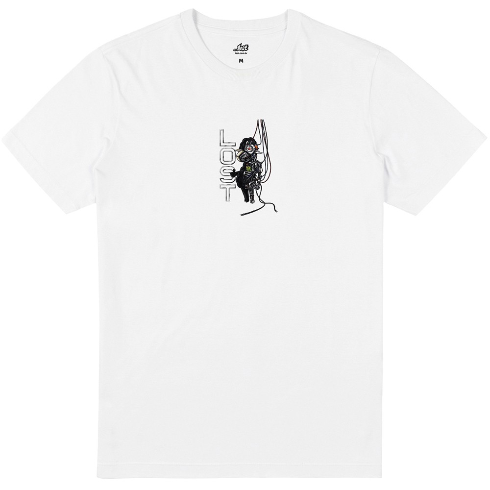 Camiseta Lost Android Sheep Masculina Branco - Radical Place