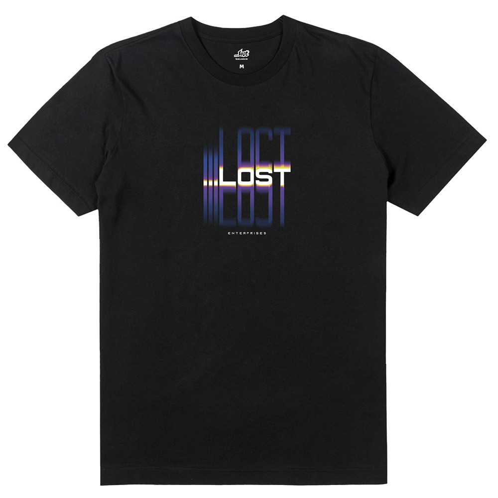Camiseta Lost Logo Lost Light SM23 Masculina Preto - Radical Place