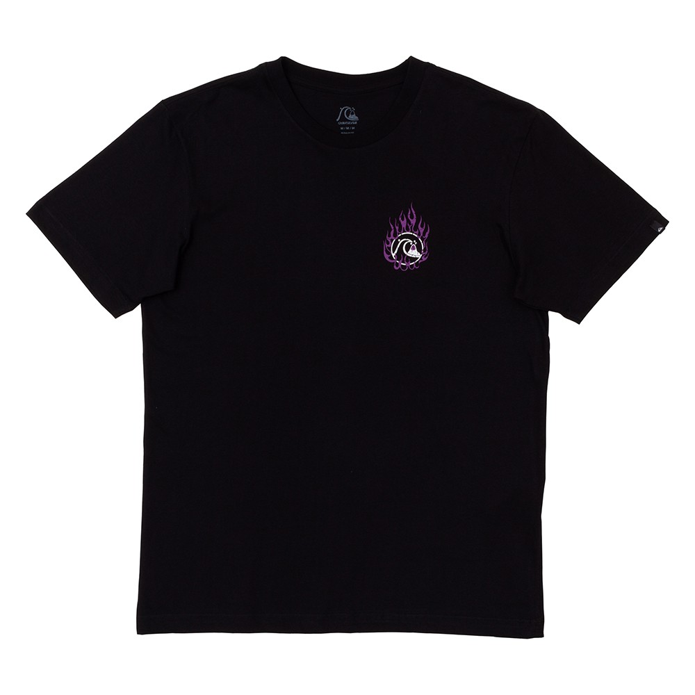 Camiseta Quiksilver Pray For Waves SM23 Masculina Preto - Radical
