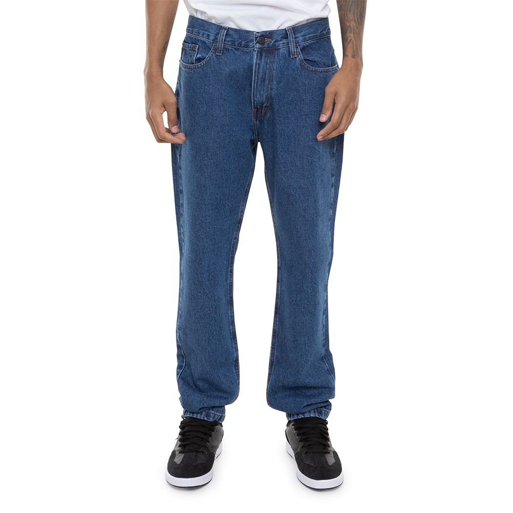 Cal a DC Shoes Jeans Worker Relaxed SM23 Masculina Azul Radical