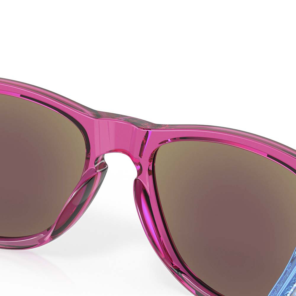 ７*軍様 Oakley x Fragment Frogskins 廃盤　Pink Óculos de Sol Oakley Frogskins XXS Acid Pink Prizm Sapphire
