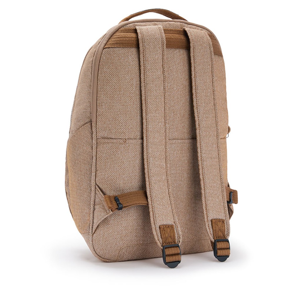 Mochila Kipling Troy Dotted D Beige Radical Place Loja Virtual de Produtos Esportivos