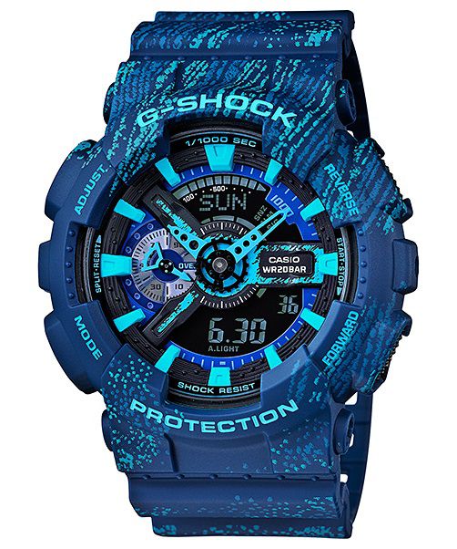 Relógio G-Shock GA-110TX Azul - Radical Place - Loja Virtual de