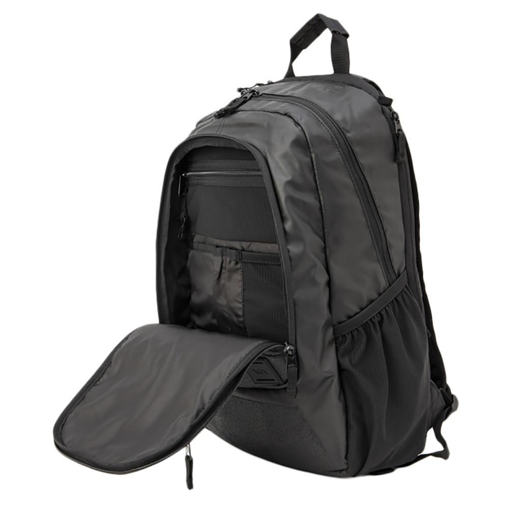 RVCA Zaino Radar Uomo - Impermeabile, Antistrappo, 24L, Con Scomparto Laptop E Tasca Per Occhiali (Nero, Taglia Media)