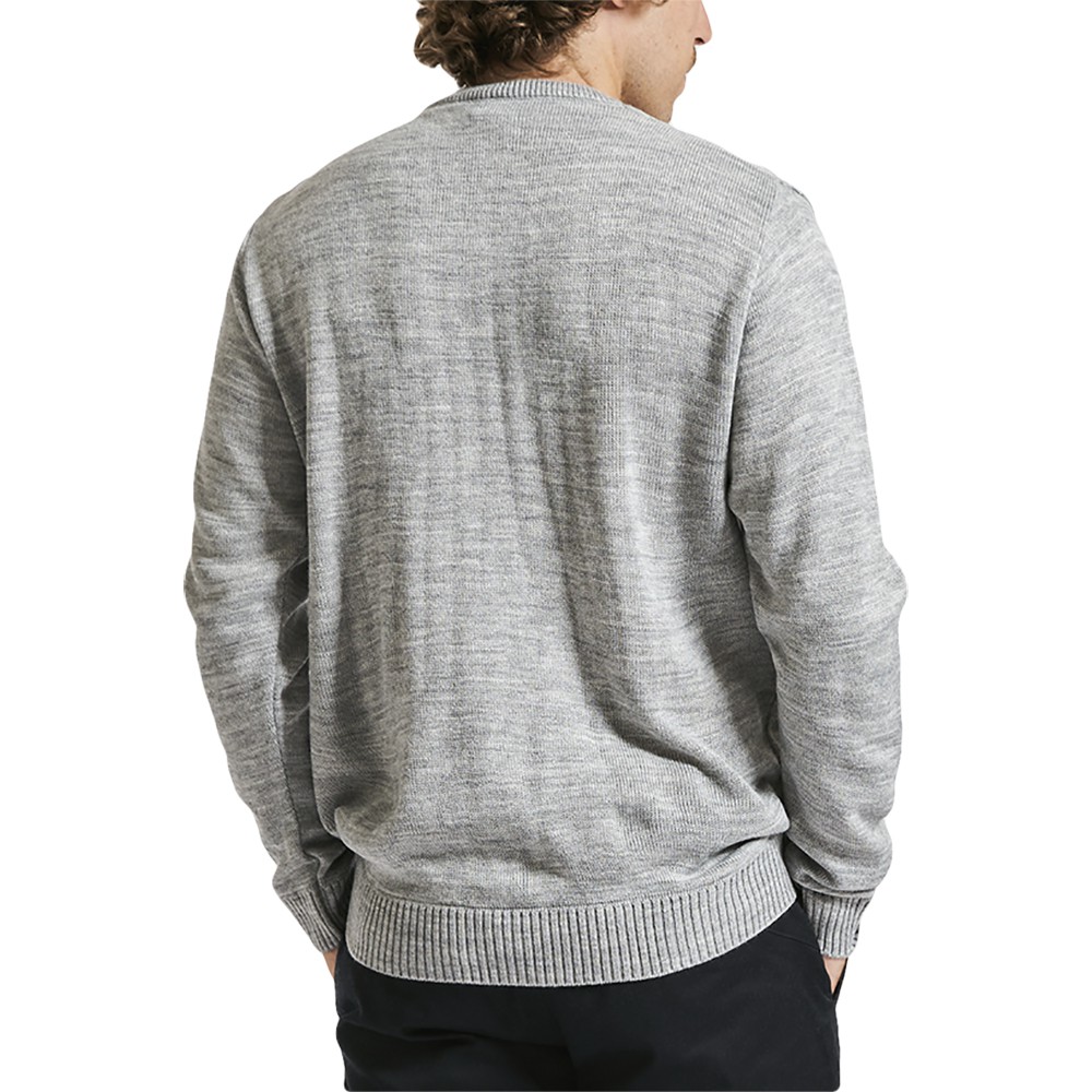 Suéter Volcom Tricot Stone Block WT23 Masculino Cinza Mescla