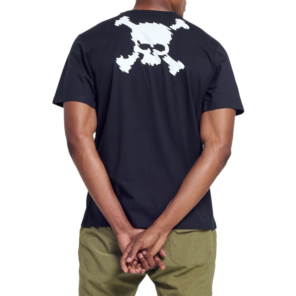 Camiseta Oakley Heritage Skull Graphic WT23 Masculina Preto