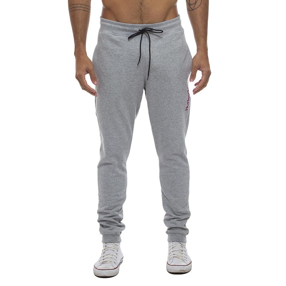 Calça Hurley Moletom OneOnly WT23 Masculina Cinza Mescla - Radical