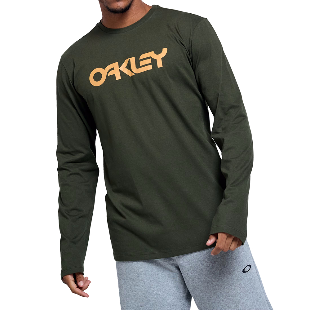 Camiseta Oakley Mark Ii Ls Manga Longa Masculina - Branco, Camisa  Masculina Oakley Nunca Usado 57405742