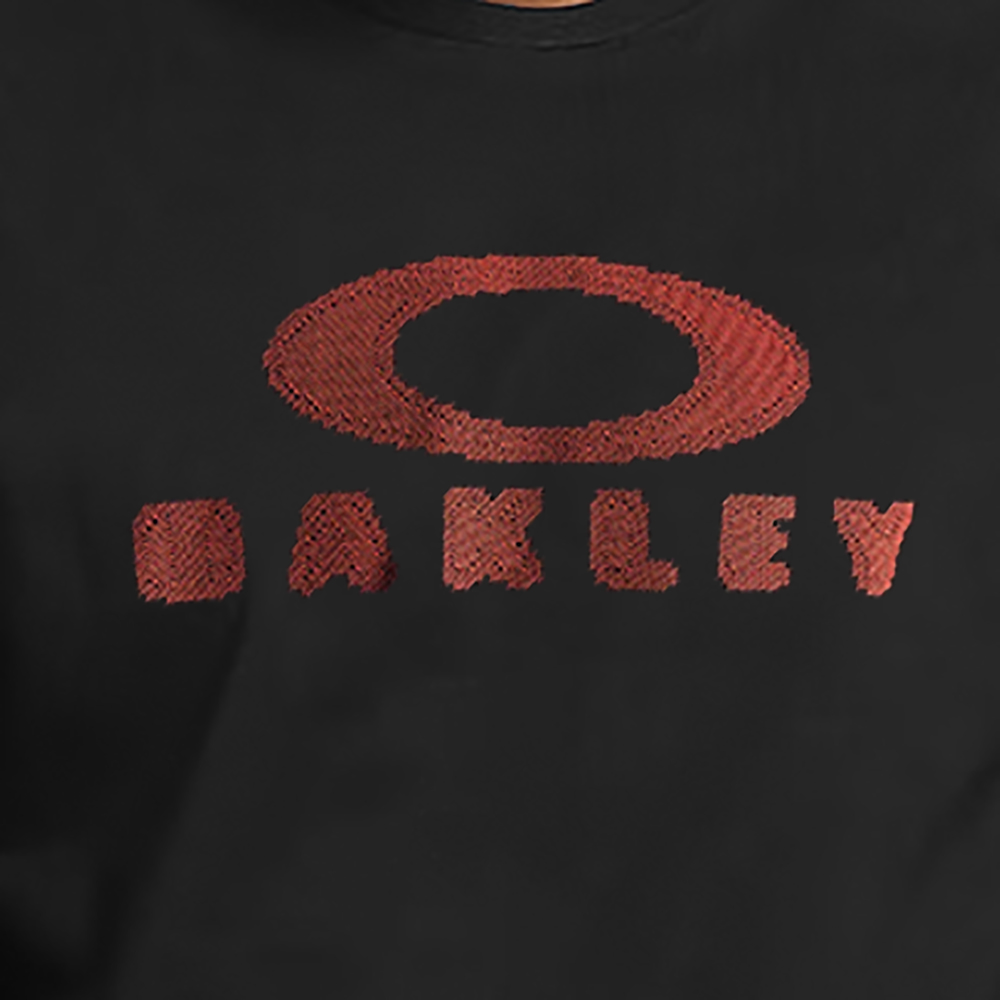 CAMISETA OAKLEY LOGO NO MEIO GRANDE - VERMELHA