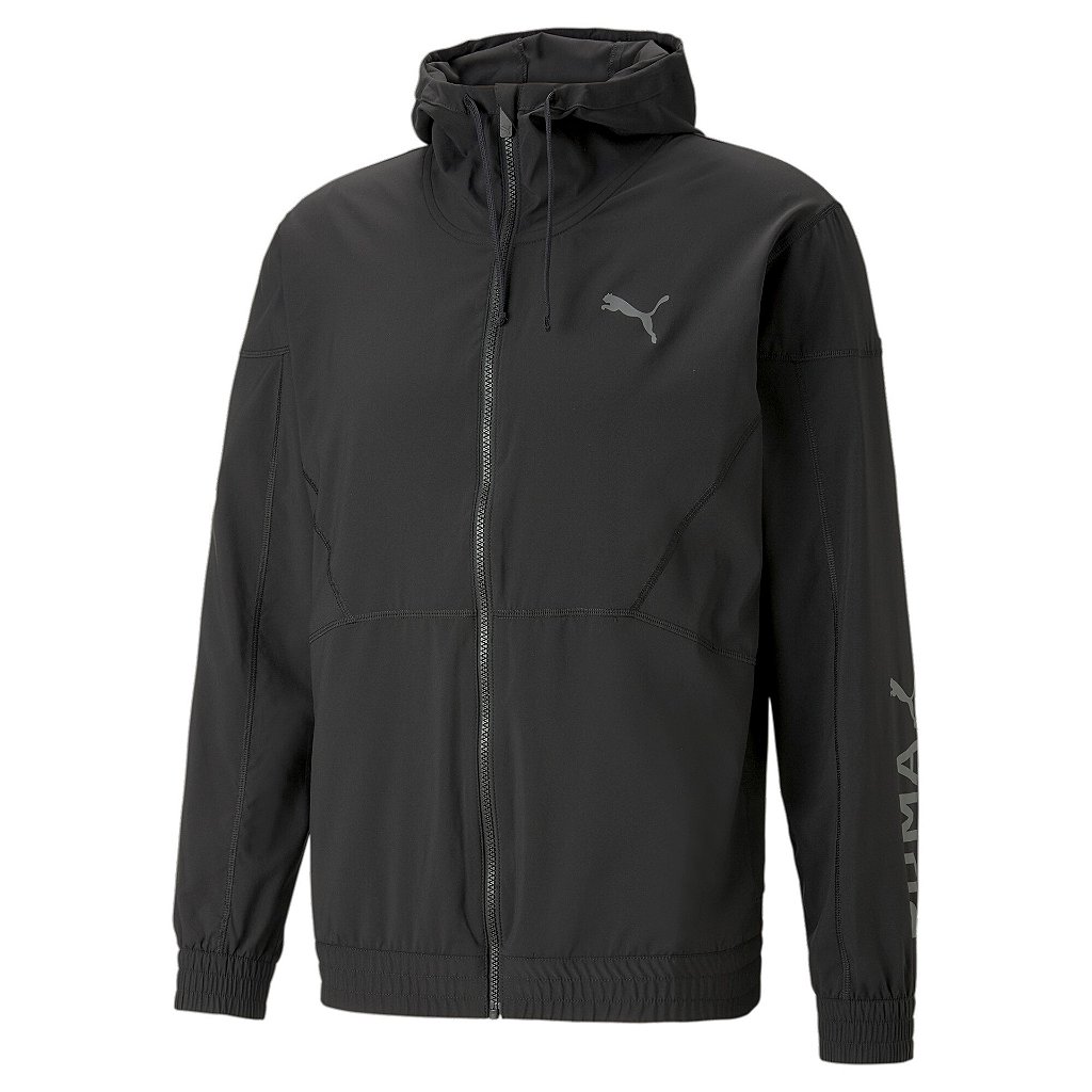 Jaqueta Puma Fit Woven Masculina Black CoolDark Gray - Radical