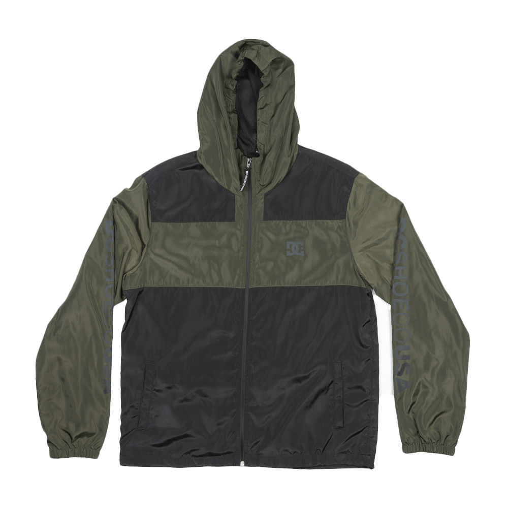 Jaqueta DC Shoes Snowstyle Wind WT23 Masculina VerdePreto
