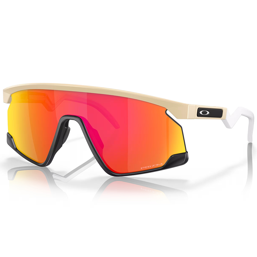 Oakley BXTRスポーツサングラス ケース付き Óculos de Sol Oakley BXTR Matte Desert Tan Prizm Ruby - Radical