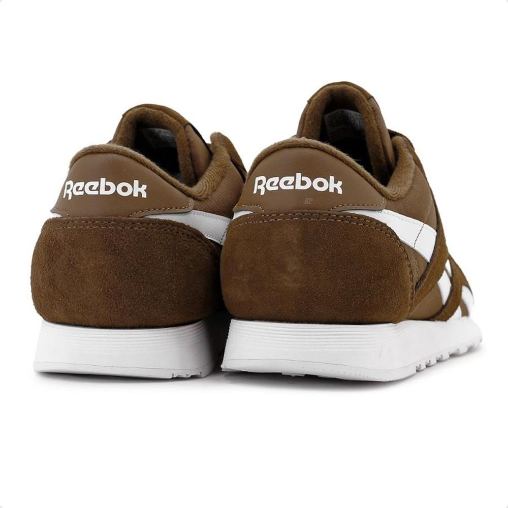 Tênis Reebok CL Nylon Masculino Marrom - Radical Place - Loja Virtual de  Produtos Esportivos