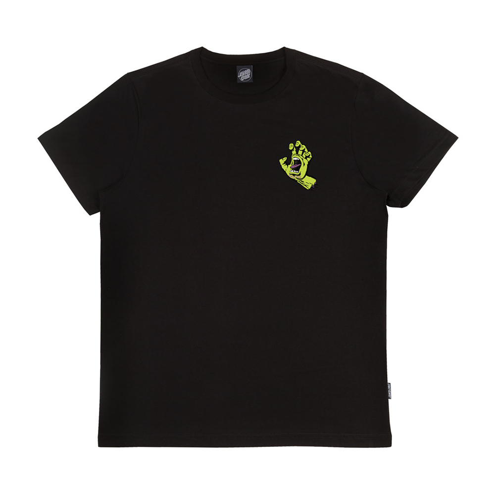 Camiseta Santa Cruz Screaming Hand SS Masculina Preto - Radical