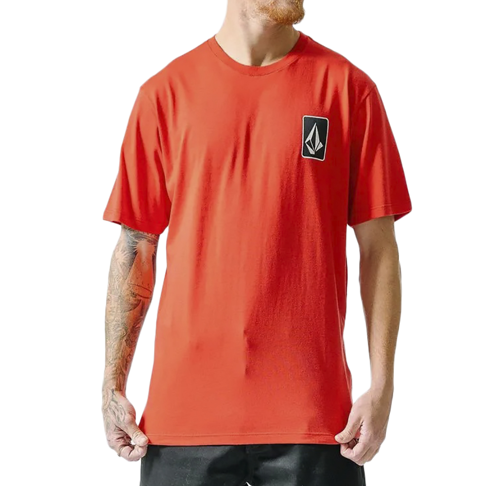 Camiseta Volcom Skate Vitals SM24 Masculina Vermelho - Radical