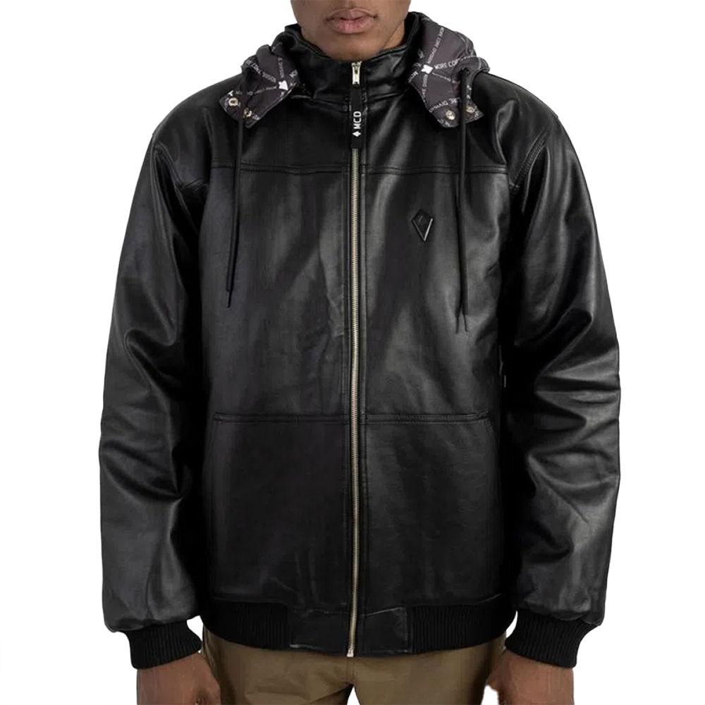 Jaqueta MCD PU Capuz Removivel WT23 Masculina Preto - Radical