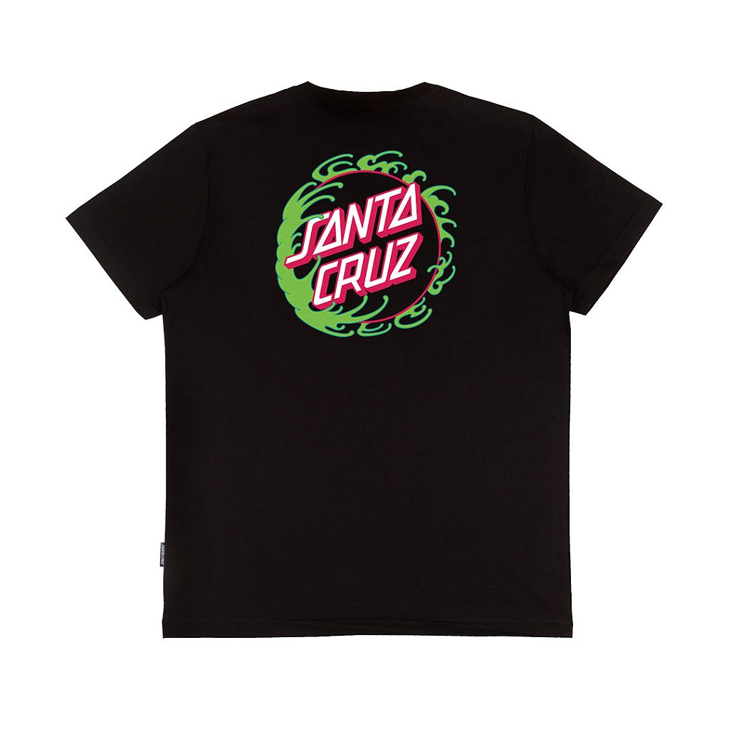 Camiseta Santa Cruz Infinite Tidal Dot SS Masculina Preto