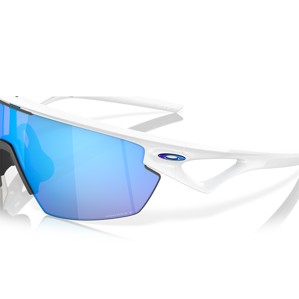 Óculos de Sol Oakley Matte White Prizm Sapphire Polarized