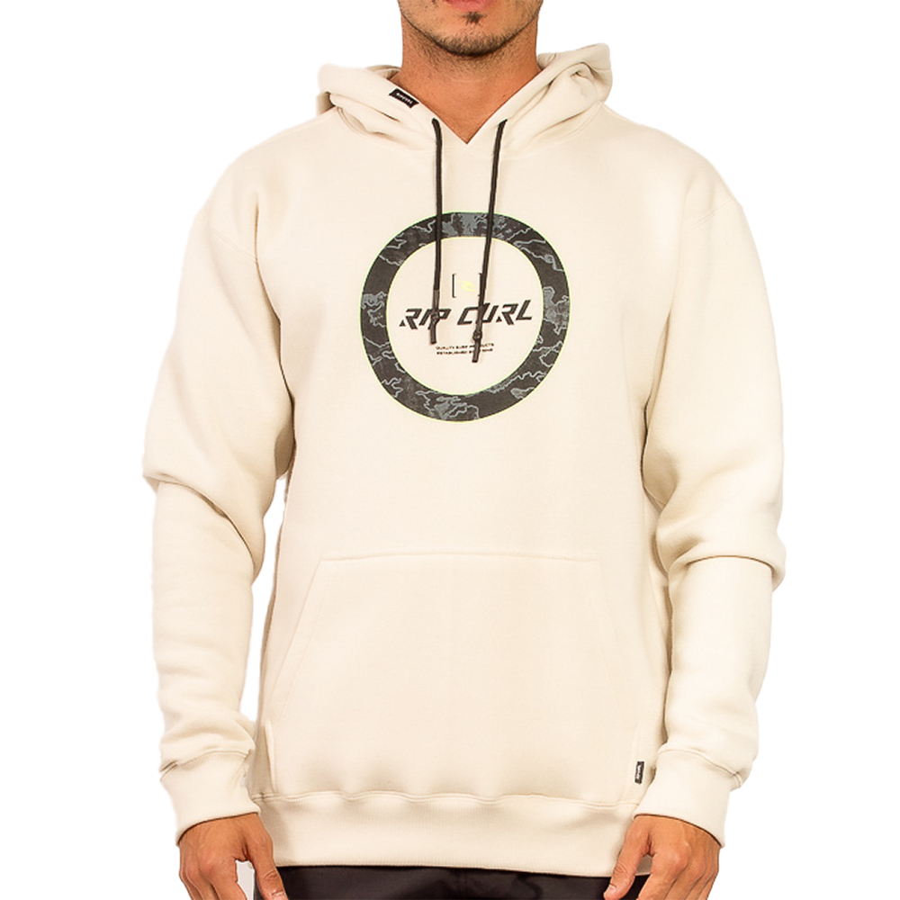 Moletom Rip Curl Circle GM 10 WT24 Masculino Vintage White