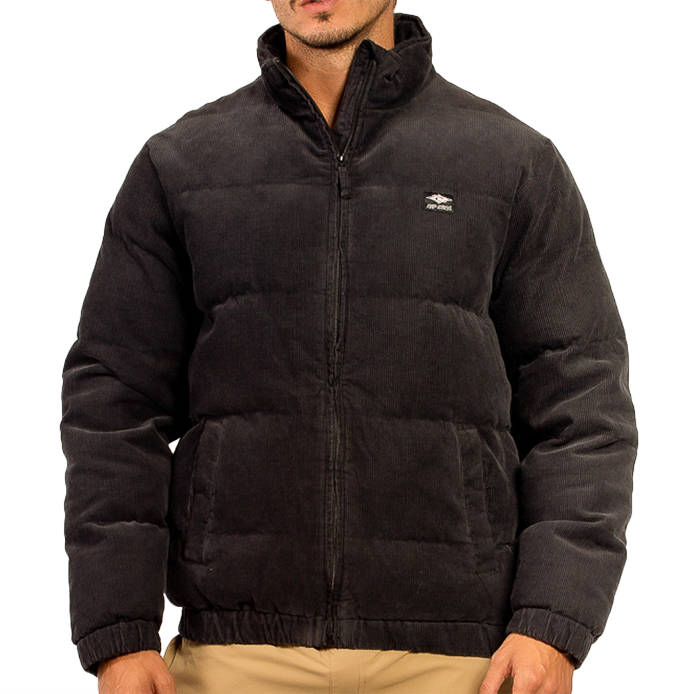 Jaqueta Rip Curl Rincon Cord Puffer WT24 Masculina Black Jaqueta Rip Curl Rincon Cord Puffer WT24 Masculina Black