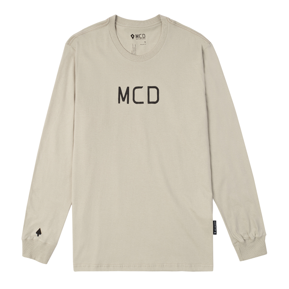 Camiseta MCD Manga Longa Regular ML MCD WT24 Cinza Stone - Radical