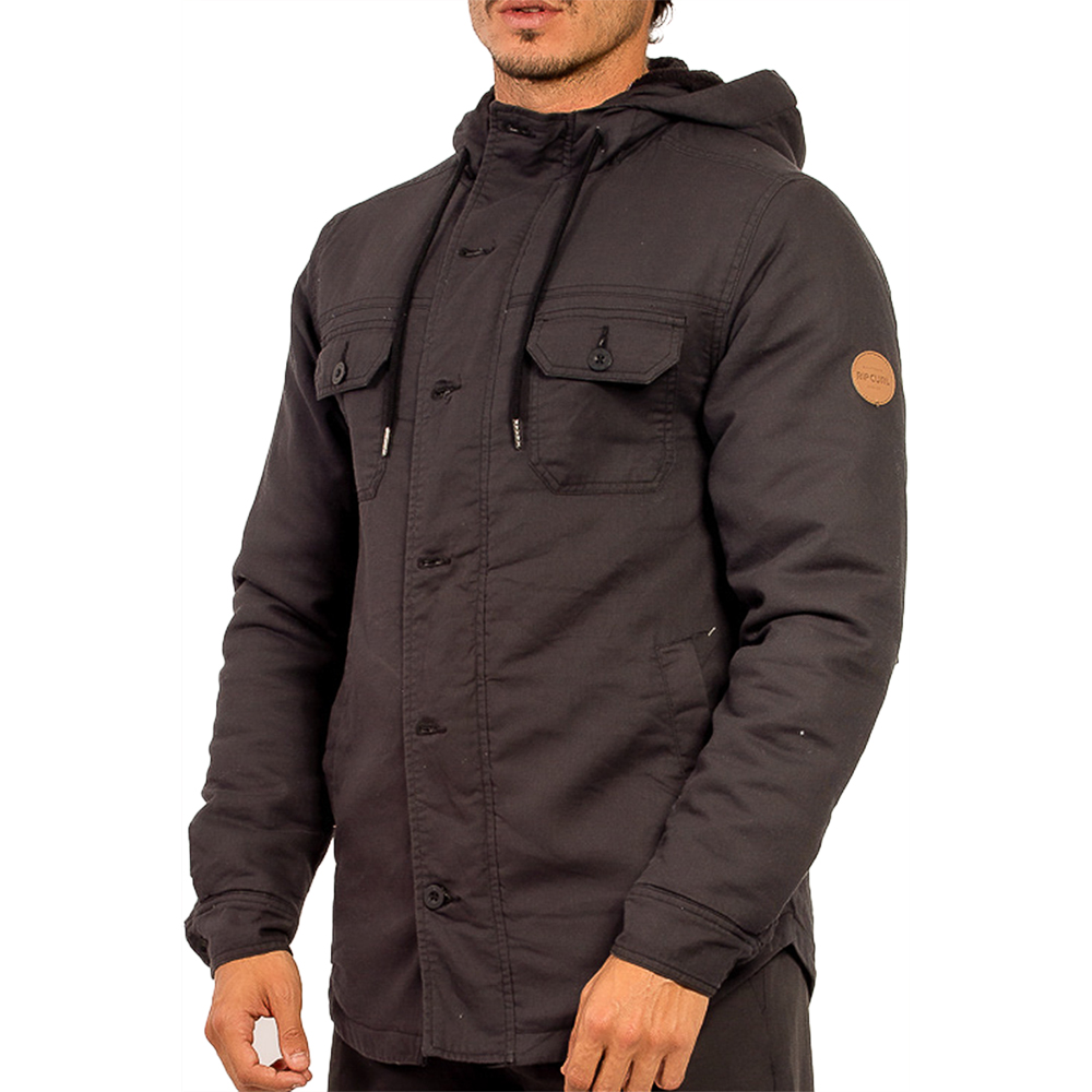 Jaqueta Rip Curl Gibbos Jacket WT24 Masculina Washed Black