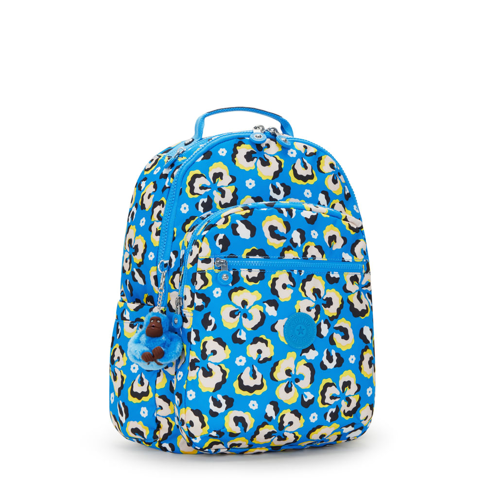 Mochila Kipling Seoul Leopard Floral - Radical Place - Loja
