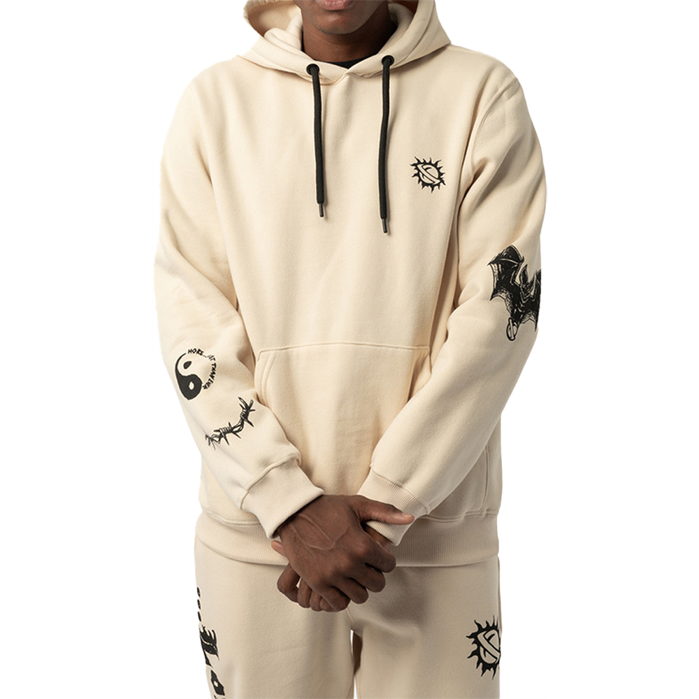 Moletom Lost Canguru Elements WT24 Masculino Tapioca - Radical