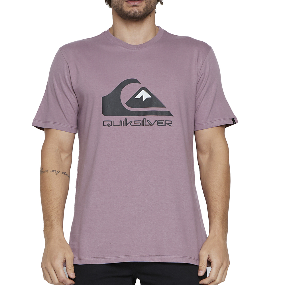 Camiseta Quiksilver Full Logo SM25 Masculina Roxo - Radical Place